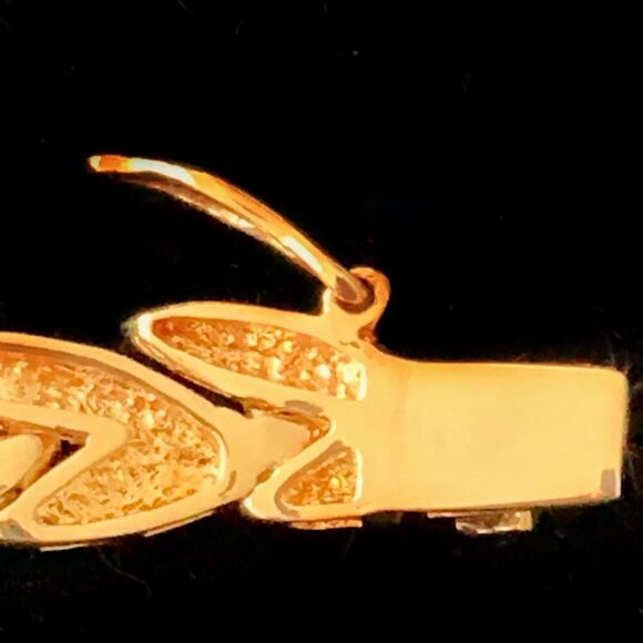 Beautiful Diamond like bracelet earrings set 8” L Gold Silver - Picture 6 of 17